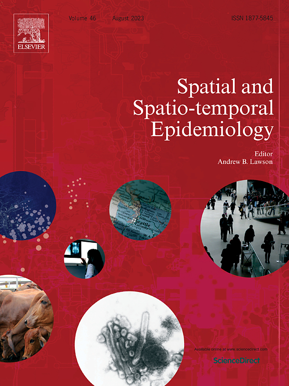 Go to journal home page - Spatial and Spatio-temporal Epidemiology